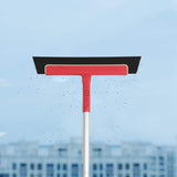 CLEANHOME Floor Squeegee 38in Adjustable Water Sweeper for Bathroom（Red）