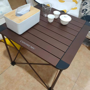 Coomumu Camping tables,Beach Table for Sand, Foldable Side Table, Foldable Portable Camping Table, Folding Camp Table Camping Folding Table Small Camping Table Aluminum Foldable Camping Table Portable