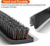 CLEANHOME Floor Scrub Brush with Floor Squeegee and 51”Adjustable Handle